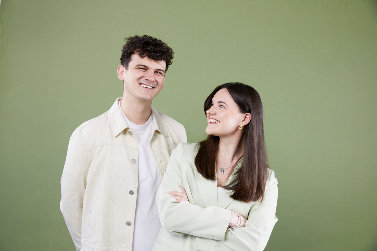 Georgia and Josh, co-founders of Zeal
